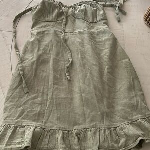 Hollister Olive Green Mini Dress